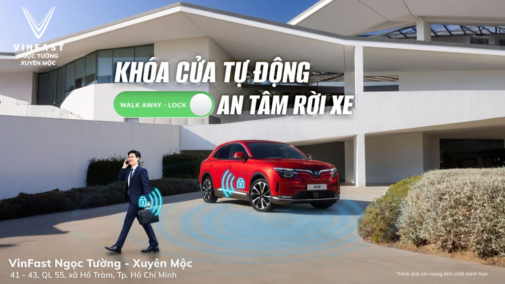 Tự Động Khóa Cửa Với Tính Năng Walk-away Lock Trên Các Dòng Xe VF 8 Và VF 9