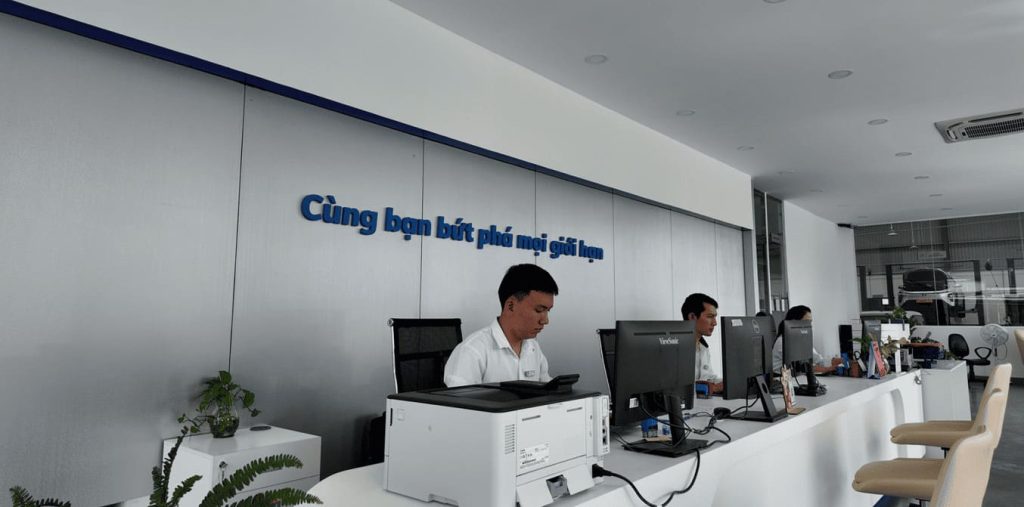 QUY MÔ XƯỞNG DỊCH VỤ