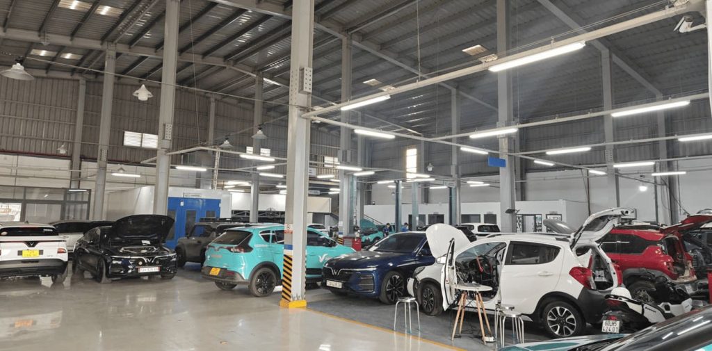 QUY MÔ XƯỞNG DỊCH VỤ