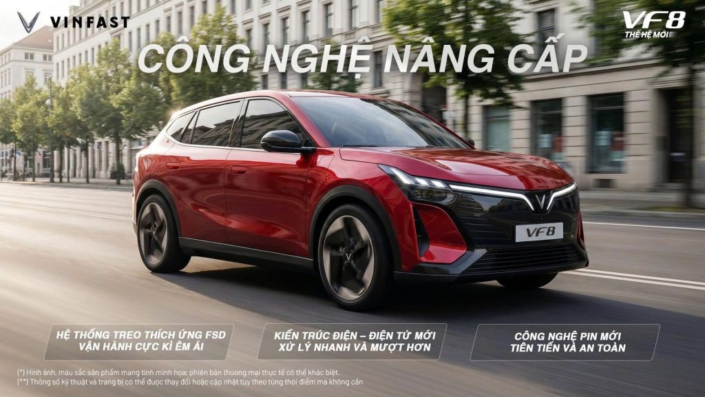 VinFast VF8 Thế hệ mới